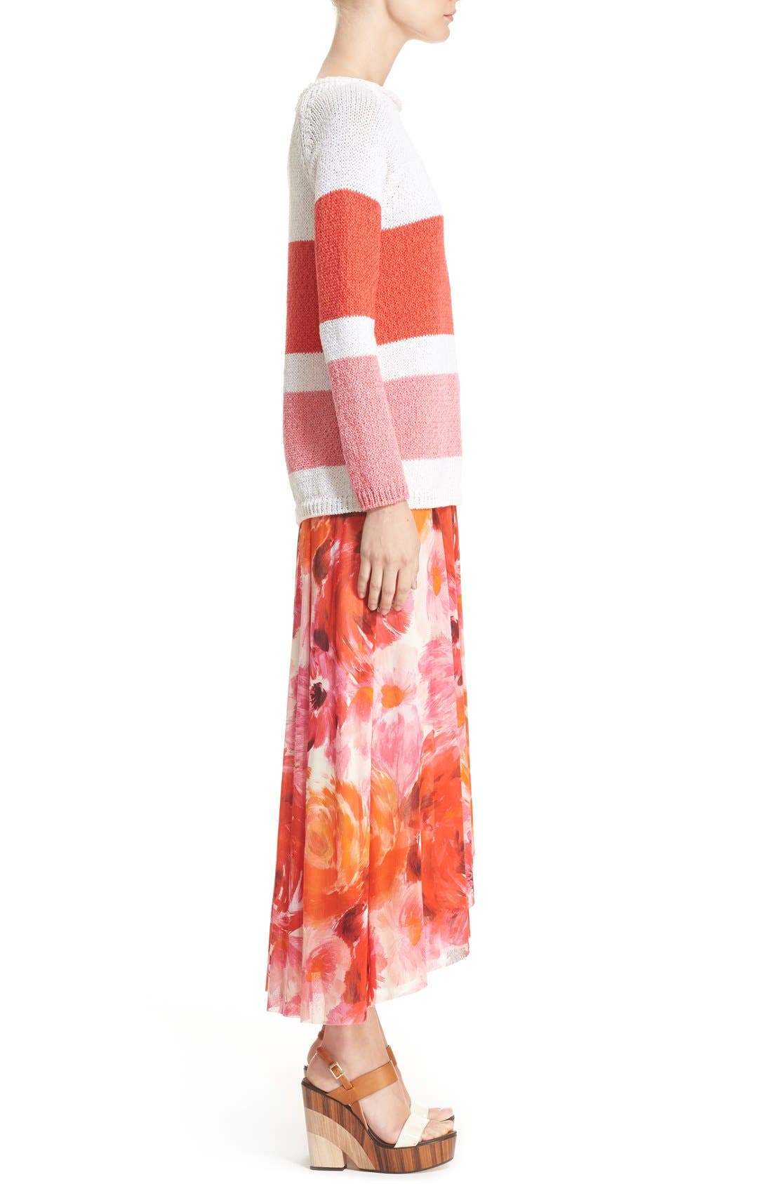 Jimmy Choo 'Notion' Slingback Wedge Sandal, Alternate, color, 