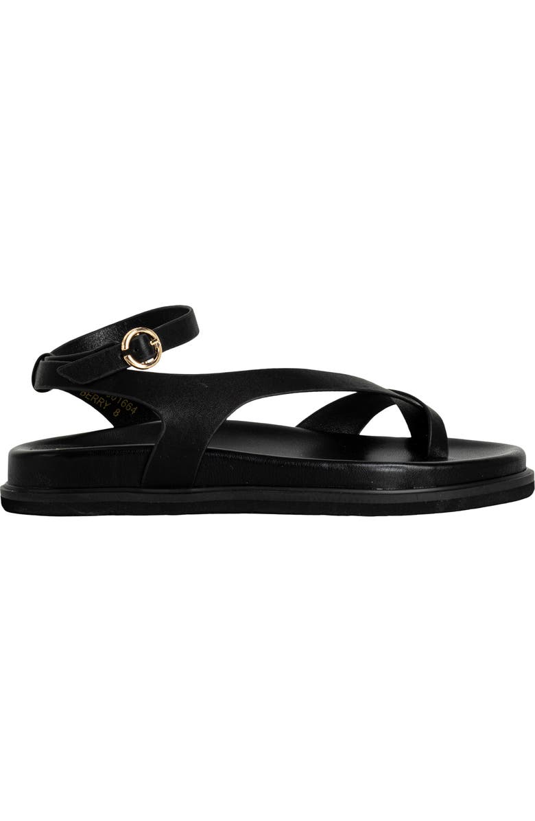 SHUSHOP Berry Ankle Strap Sandal, Alternate, color, Black