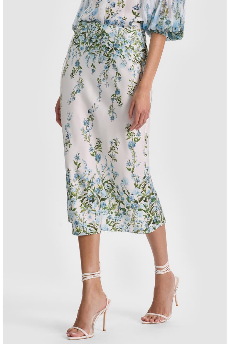 Maeve Floral Print Slip Skirt, Alternate, color, FRESH AIR CAROLINA BLUE