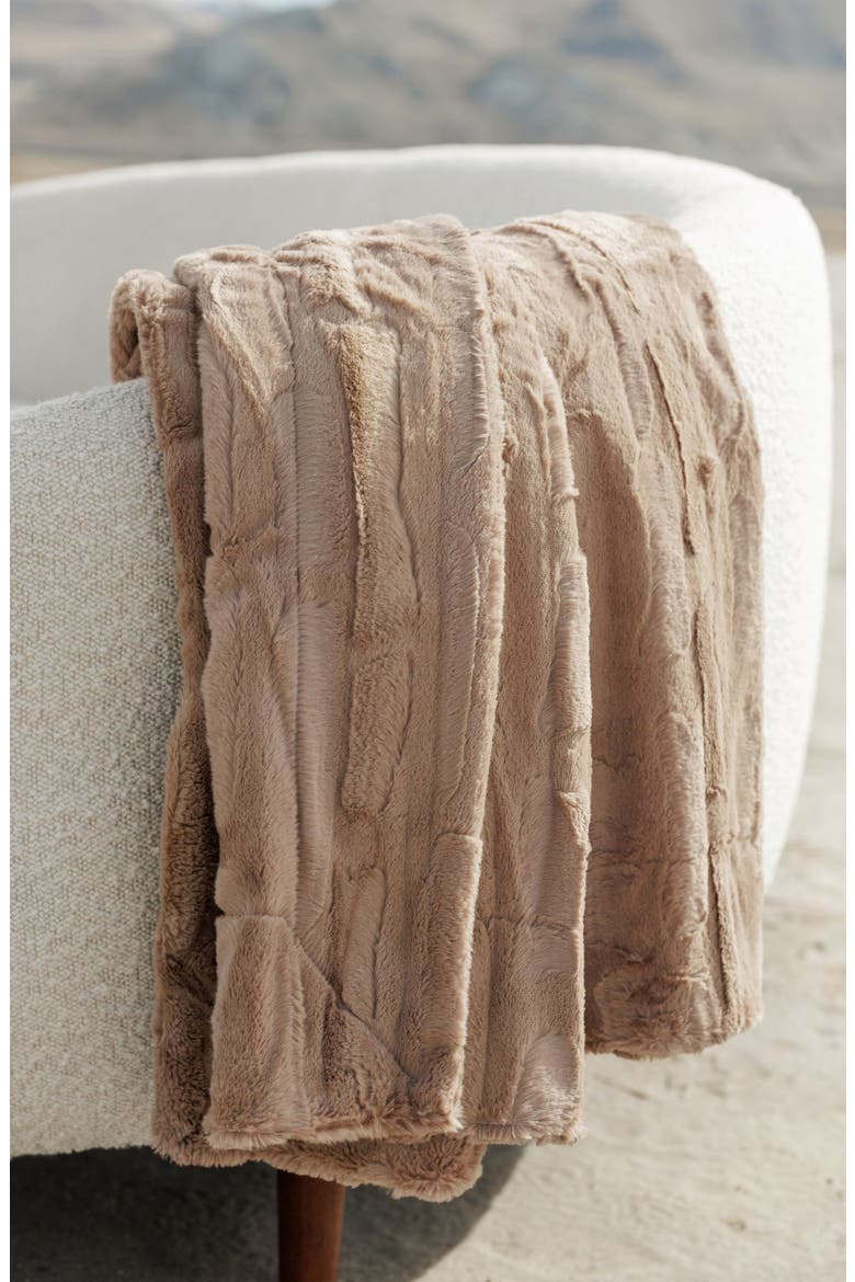 Sorbet Milk Chocolate Blanket, Alternate, color, Brown