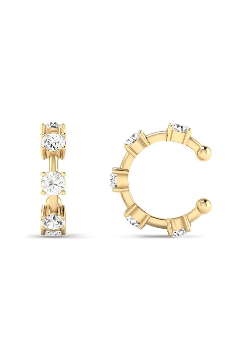 Orbit Lab Diamond Ear Cuff in 14K Gold, Main, color, Yellow Gold