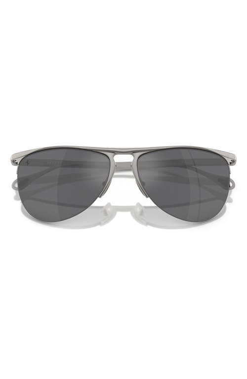 Scuderia Ferrari 59mm Pilot Sunglasses In Gray