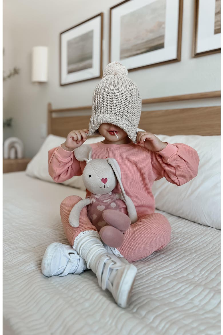 Luella Plush Bunny Stuffed Animal, Alternate, color, WHITE