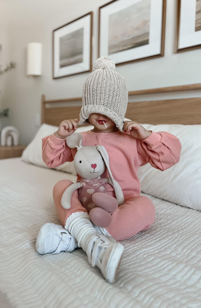 APPLE PARK Luella Plush Bunny Stuffed Animal, Alternate, color, White