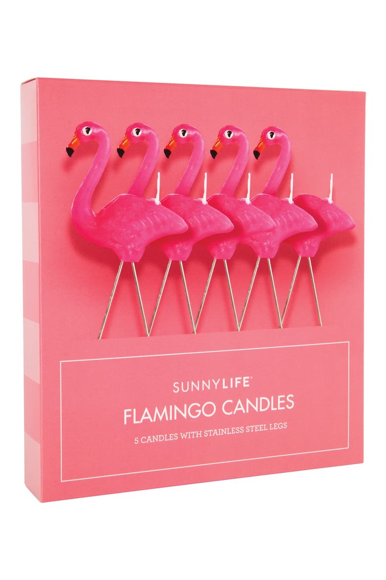 Flamingo Candles, Main, color, NO COLOR