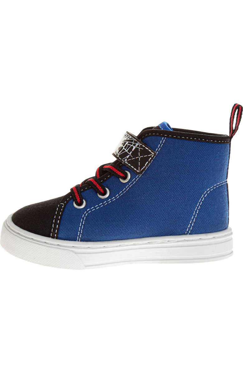 JOSMO Kids' Spider-Man High Top Sneaker, Alternate, color, Blrd