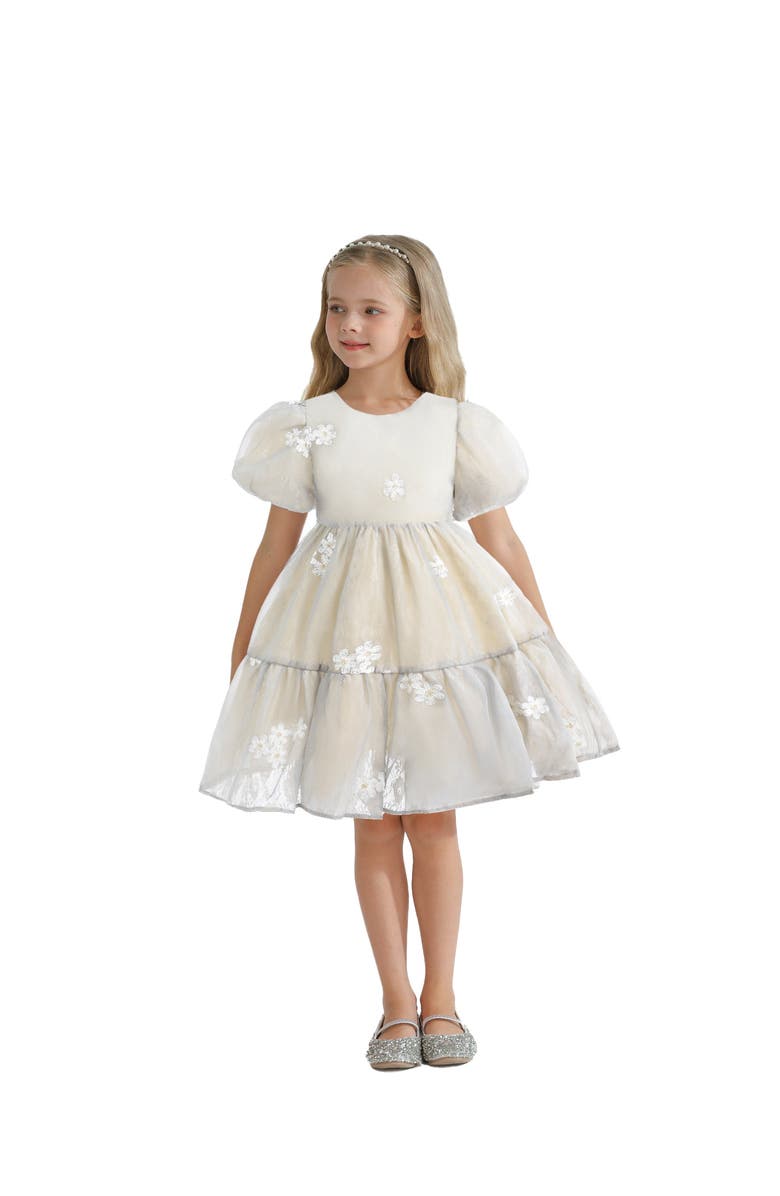 Sweet Cactus Floral Dress, Main, color, Grey