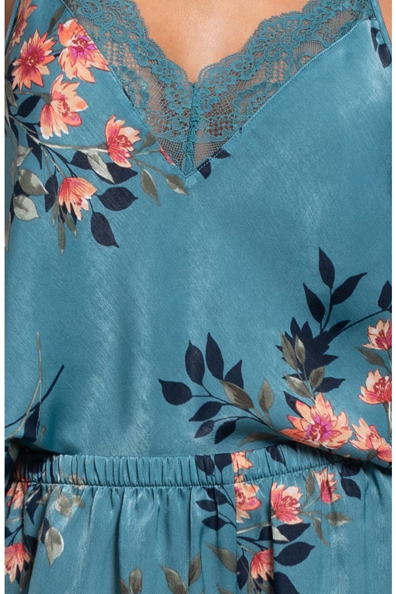 Carlie Cami Short Pajamas, Alternate, color, CARIBBEAN BLUE