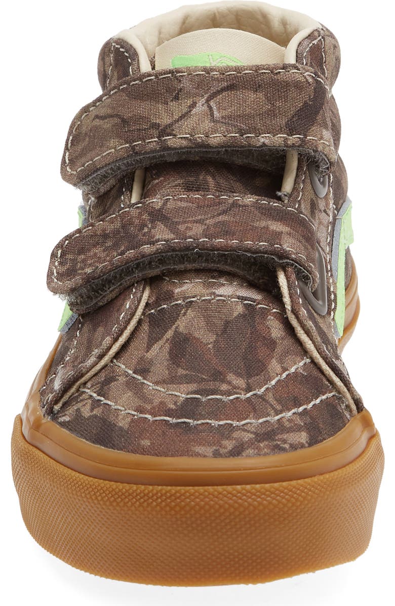 Vans Kids' SK8-Mid Reissue V Sneaker, Alternate, color, Camo Green Gecko