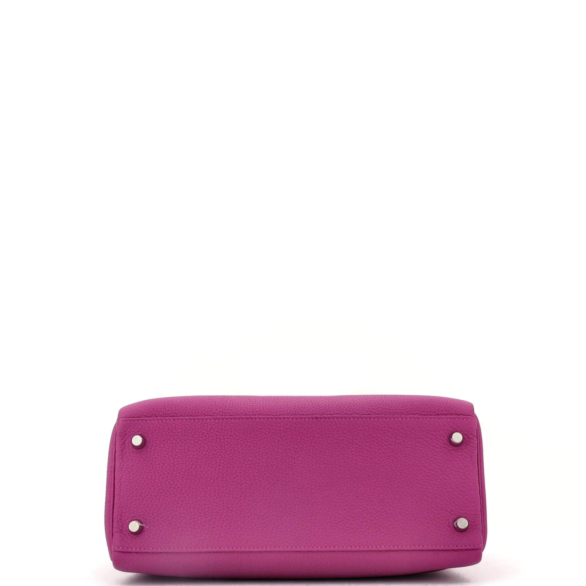 Pre-Owned Hermes Kelly Handbag Pink Togo with Palladium Hardware 28, Alternate, color, Rose Pourpre