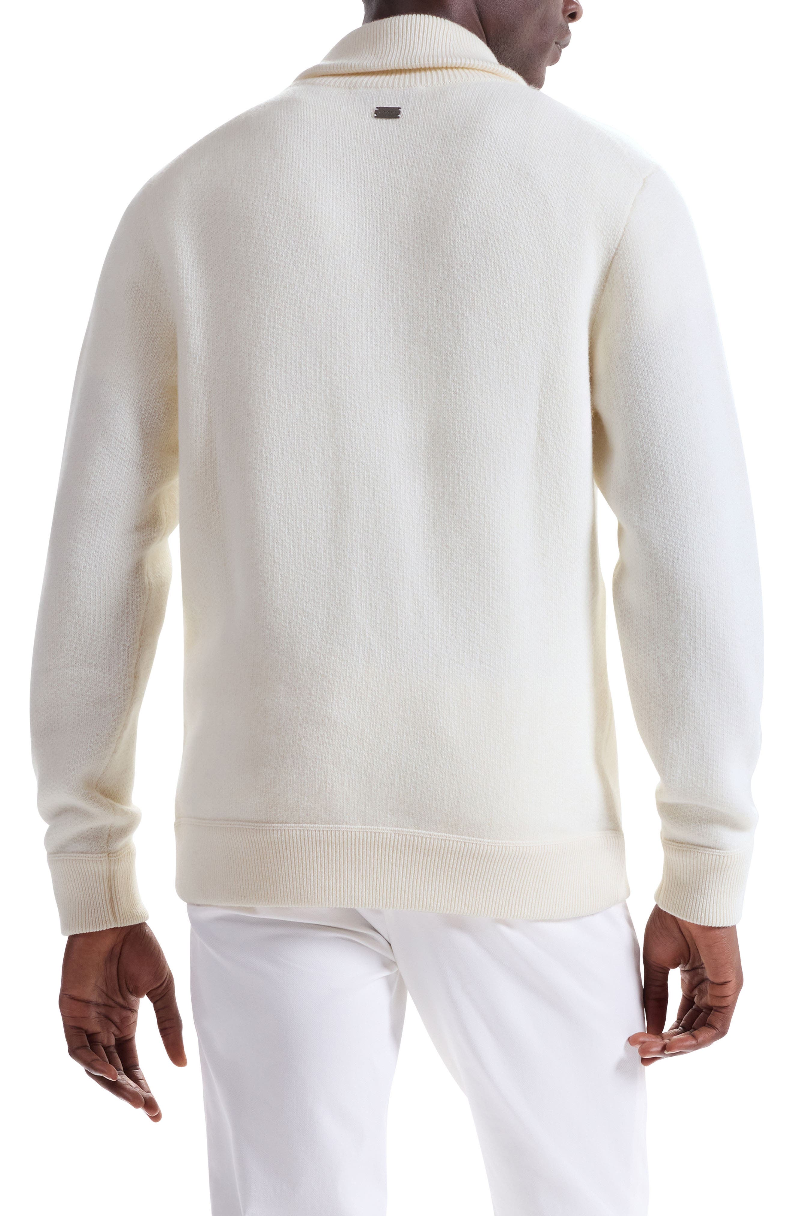Wool Blend Zip Cardigan - image 2