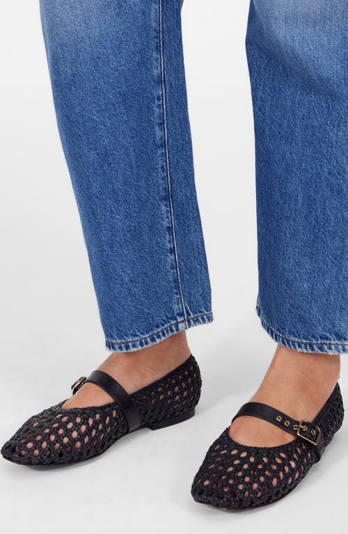 Madewell The Remy Mary Jane Flat In True Black