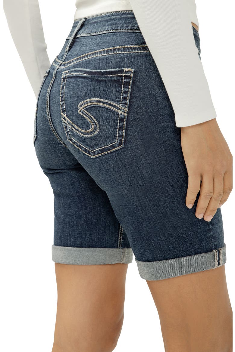 Suki Denim Bermuda Shorts, Alternate, color, FORT MYERS
