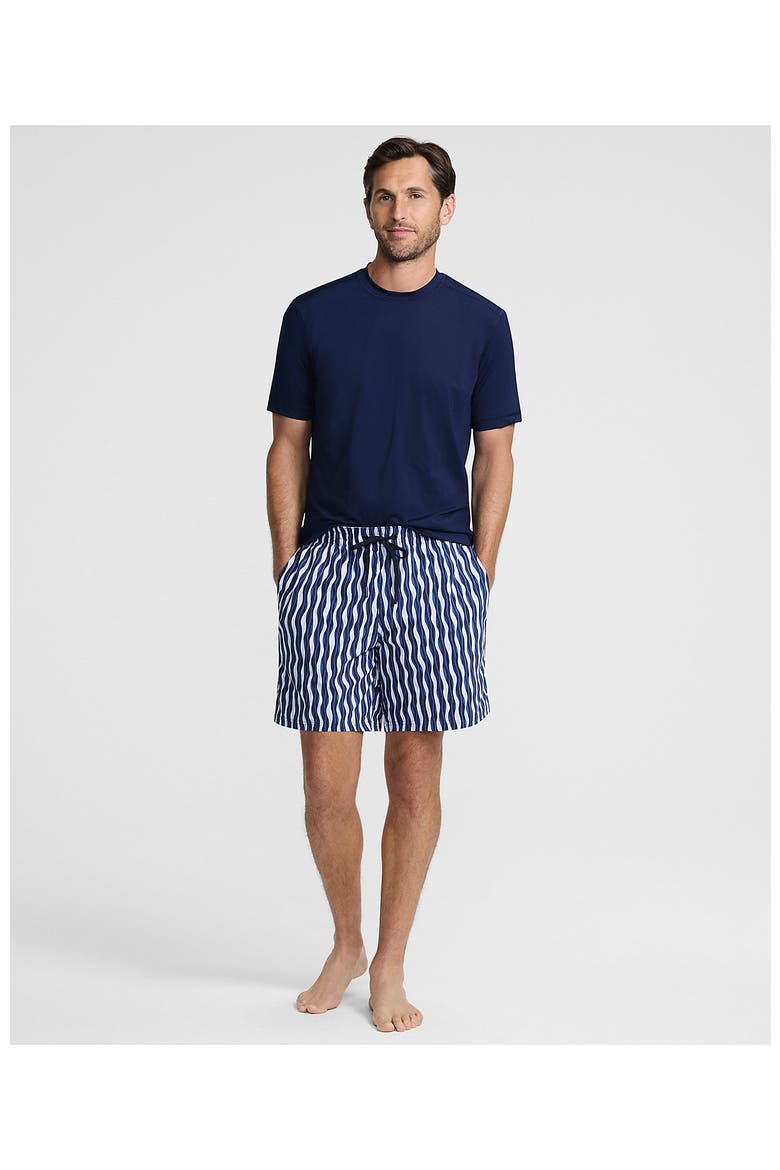 Short Sleeve Swim Tee Rash Guard, Alternate, color, Deep Sea Navy