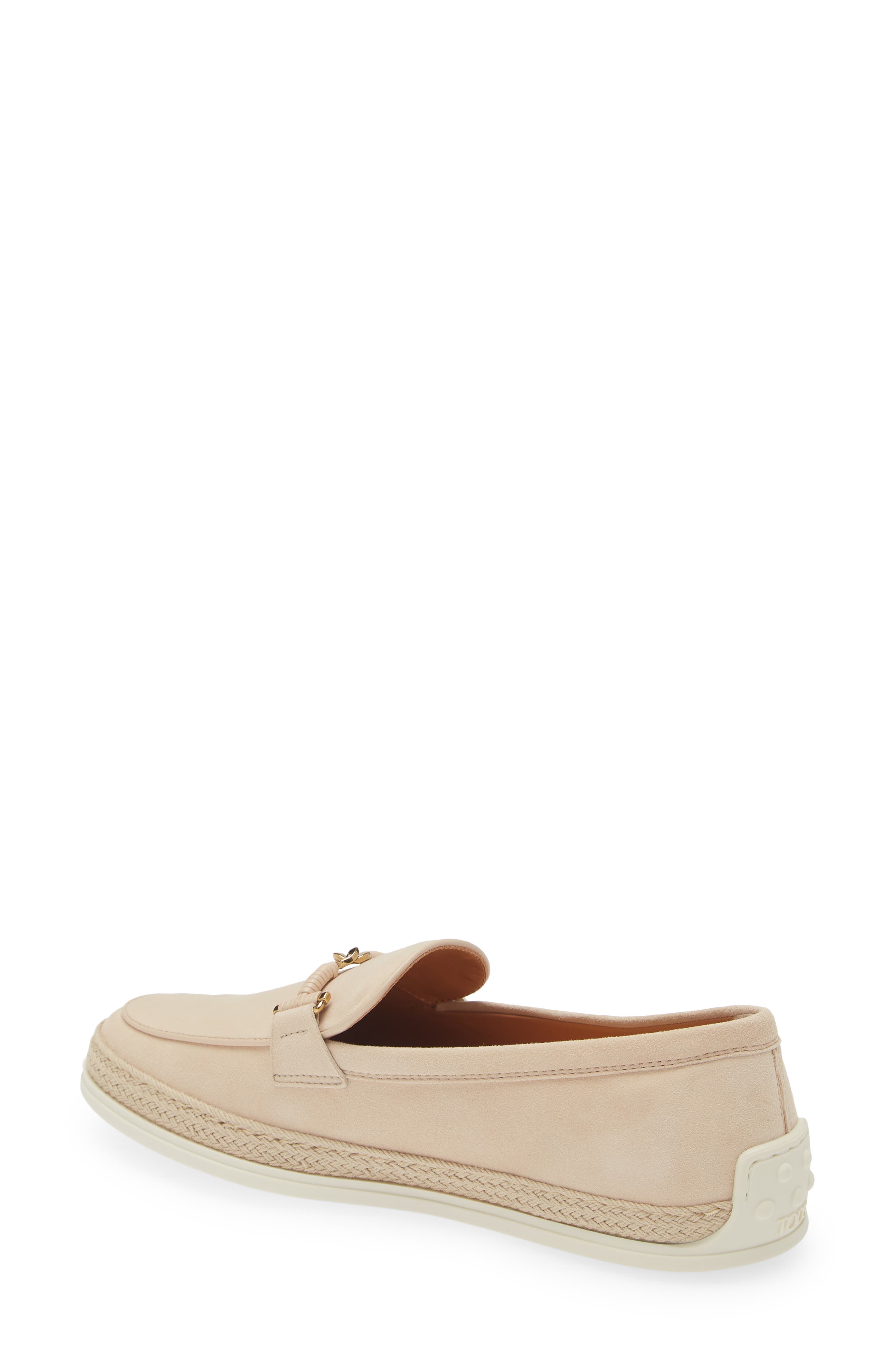 Tod's Chain Loafer, Alternate, color, Naturale