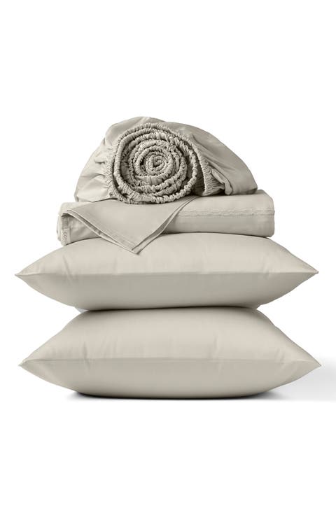Cloud Soft Organic Cotton Sateen Sheet Set