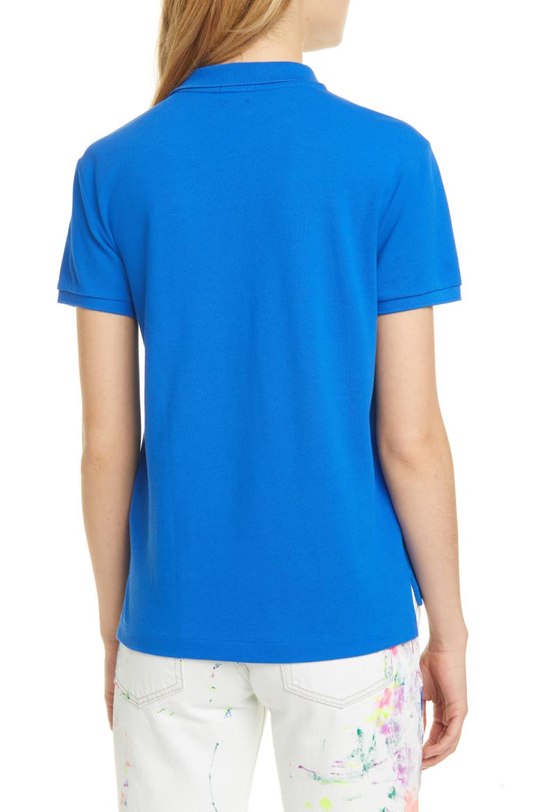 Classic Fit Polo, Alternate, color, HERITAGE BLUE
