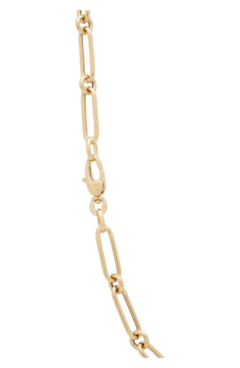 Stephanie Windsor Trombone Link Necklace, Alternate, color, 