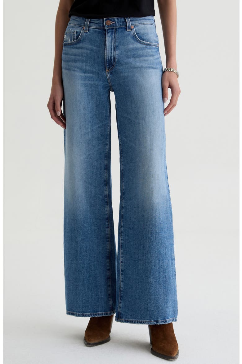 Saige Mid Rise Wide Leg Jeans, Main, color, AMERICAN WEST