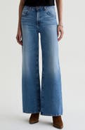 AG Saige Mid Rise Wide Leg Jeans