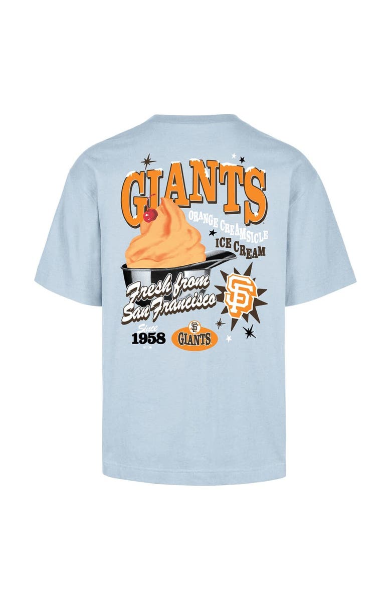 '47 Men's '47 Light Blue San Francisco Giants Ice Cream Parlor Foundation T-Shirt, Alternate, color, Light Blue