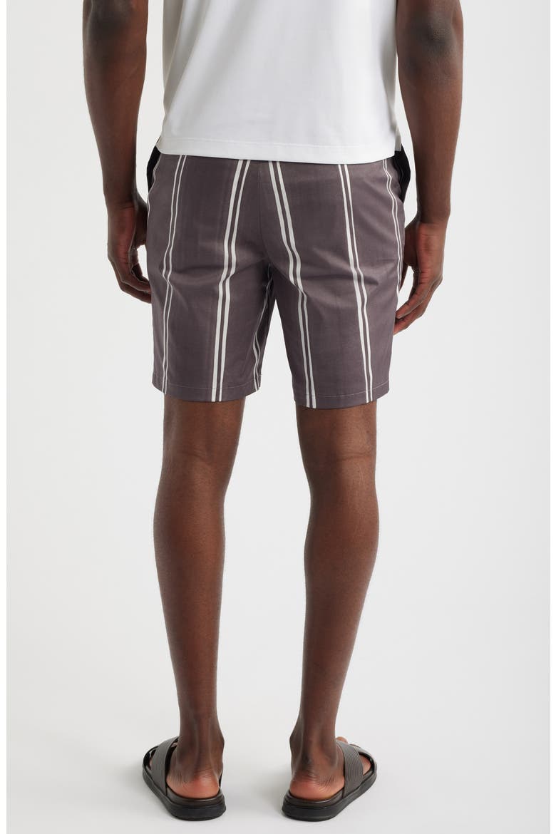 Kane Stripe Stretch Cotton Shorts, Alternate, color, MEDIUM PURPLE