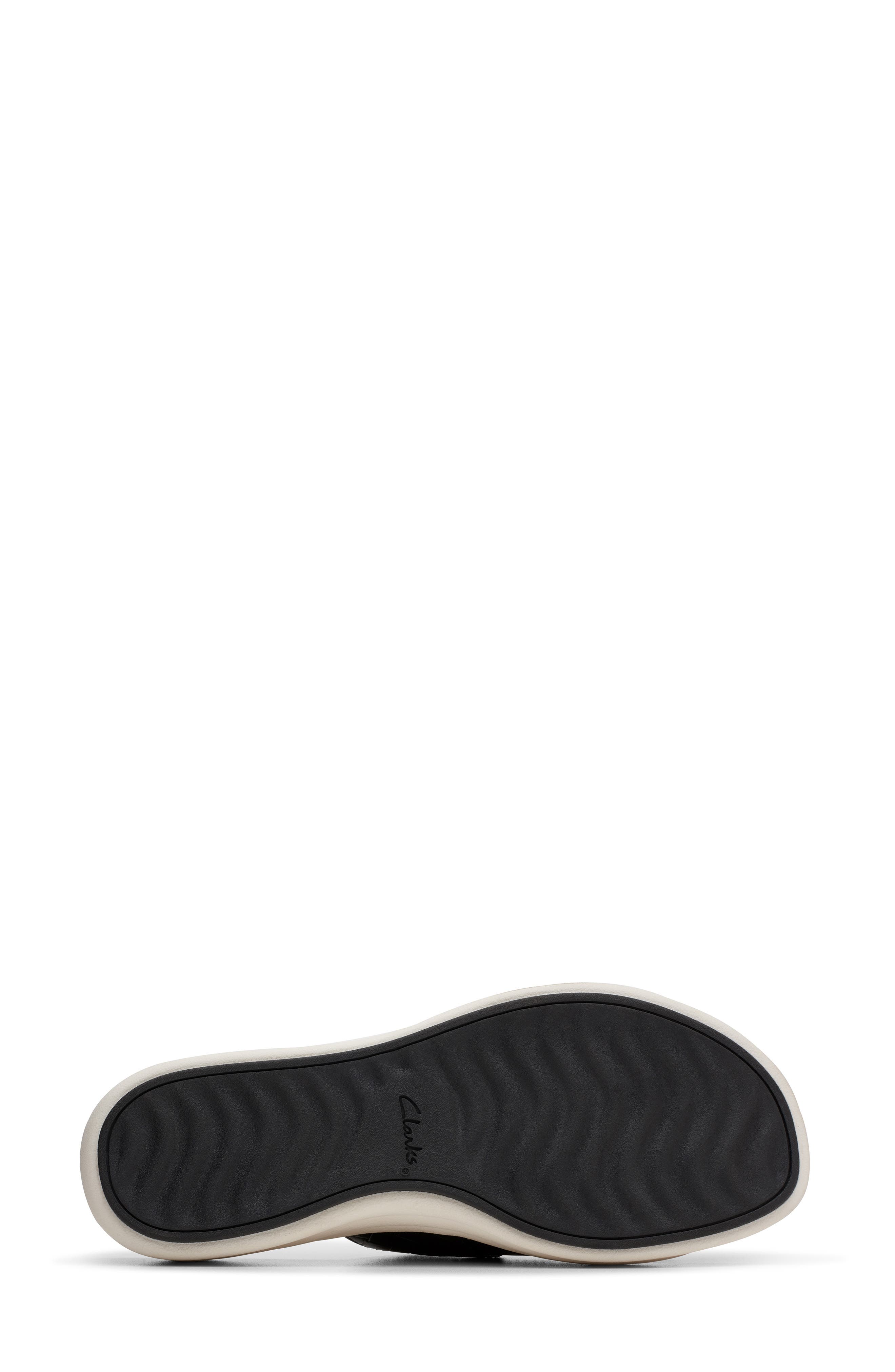 Clarks<sup>®</sup> Drift Buckle Slide Sandal, Alternate, color, Black Woven