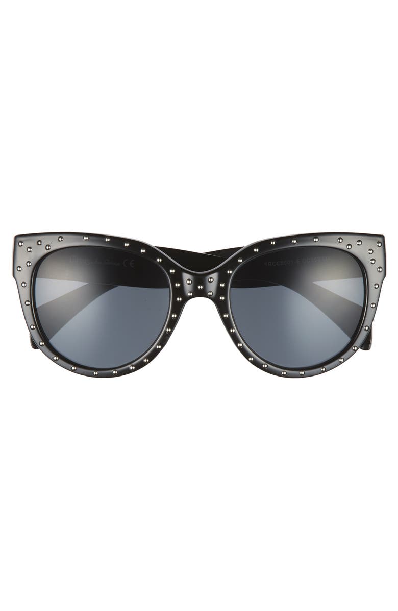 Circus NY by Sam Edelman Circus by Sam Edelman 53mm Studded Cat Eye Sunglasses, Alternate, color, 