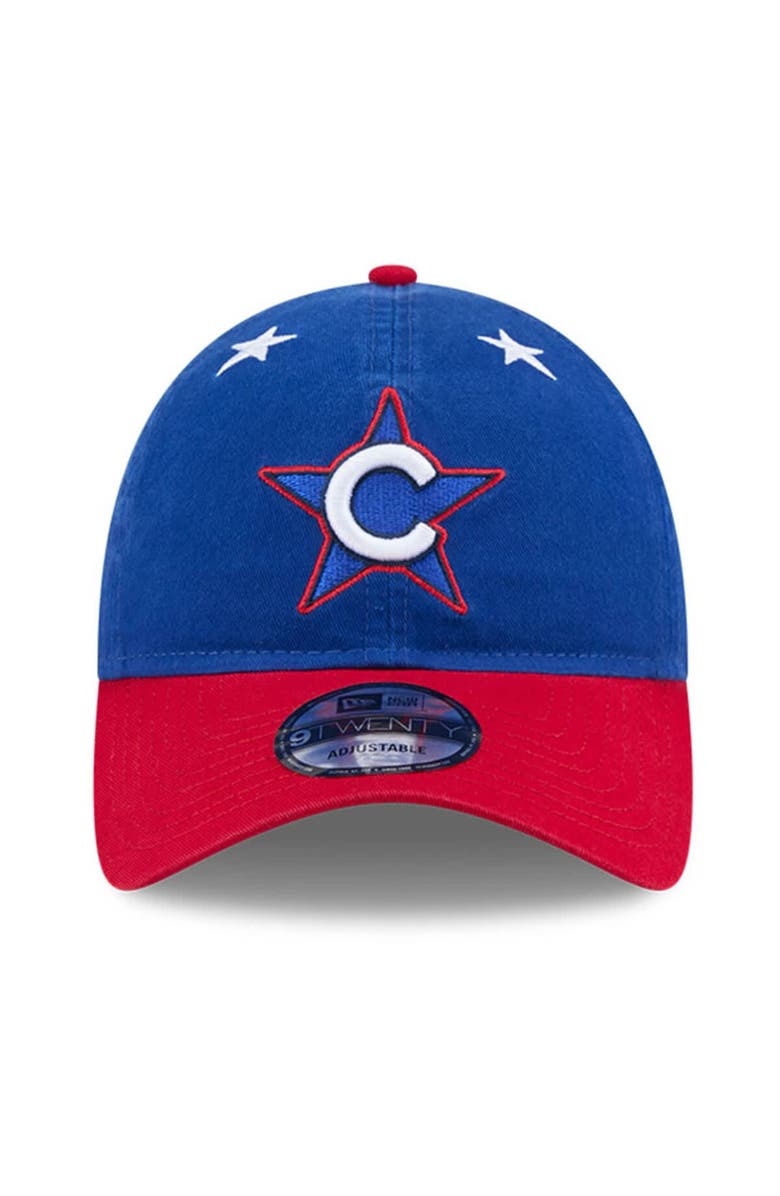 New Era Men's New Era Blue/Red Chicago Cubs 2025 MLB All-Star Game Workout 9TWENTY Adjustable Hat, Alternate, color, Blue