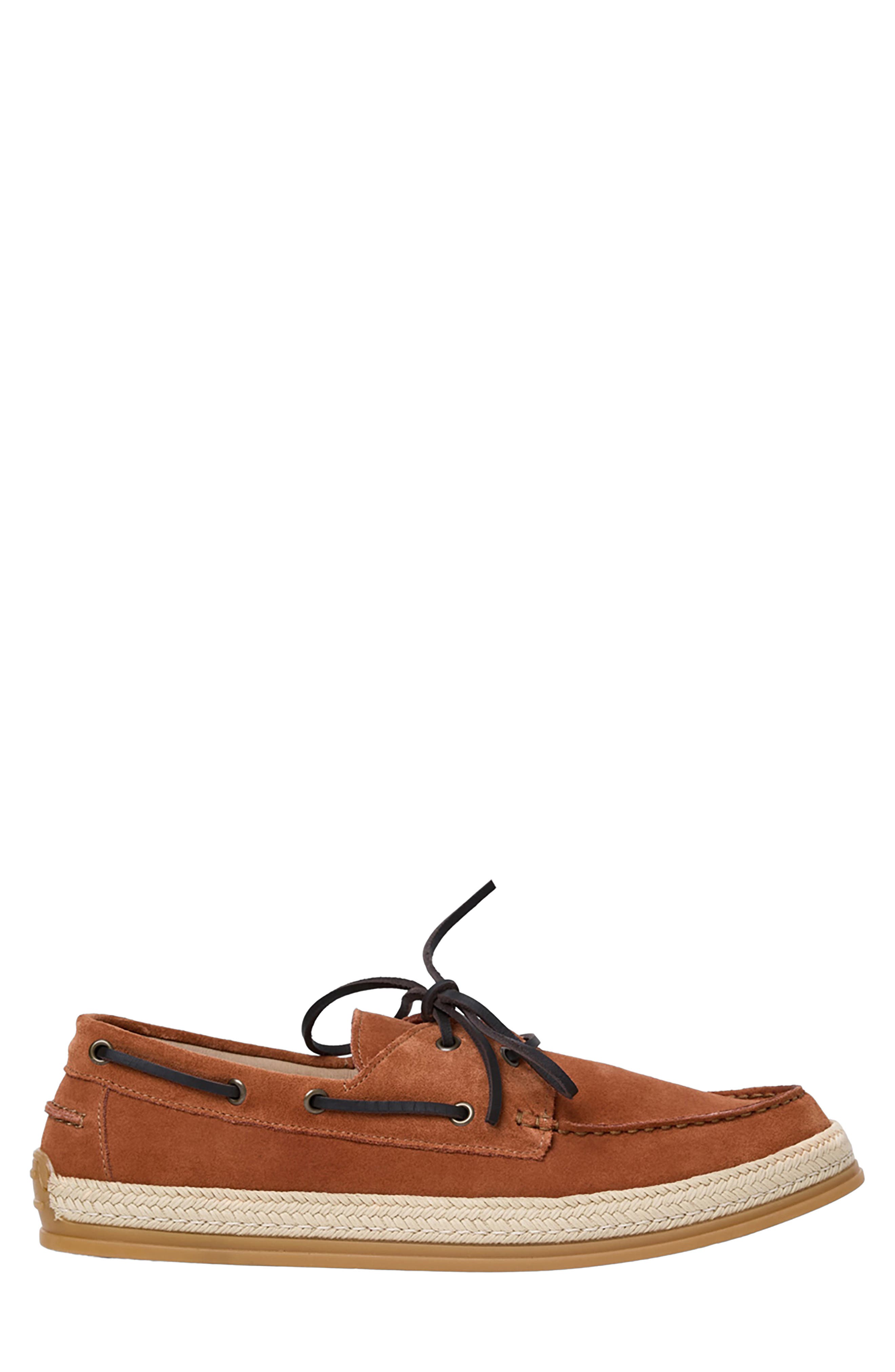 Allen Boat Shoe, Alternate, color, BRICK SUEDE