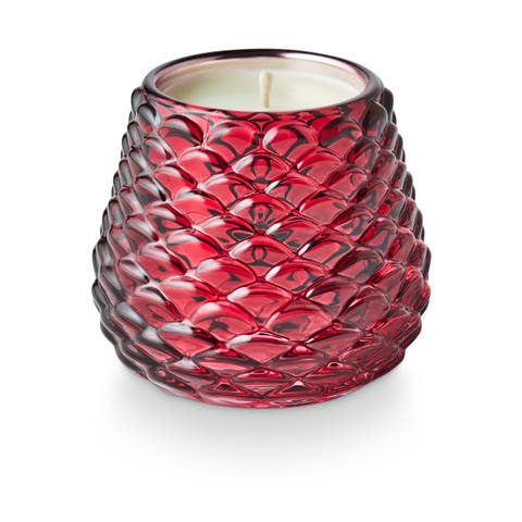 Beautifully Done Seasonal Crimson Woods Pinecone Votive Candle