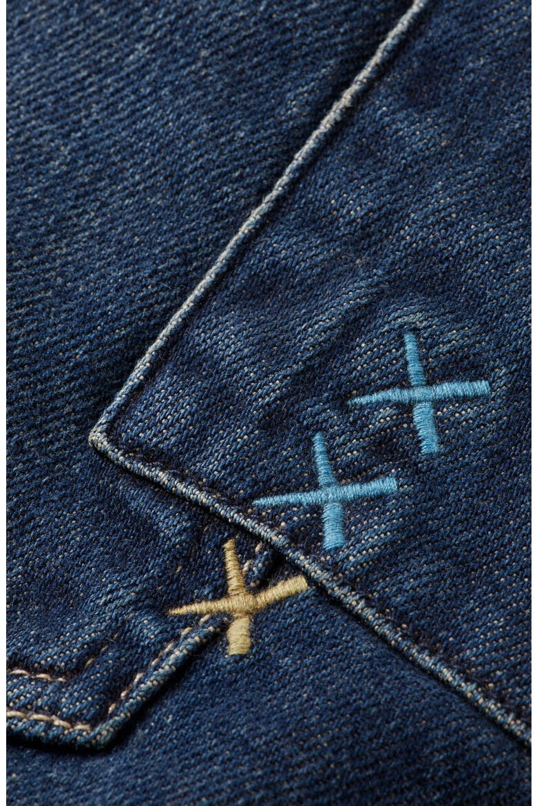 The Zee Straight Fit Jeans, Alternate, color, PAINT IT BLAUW