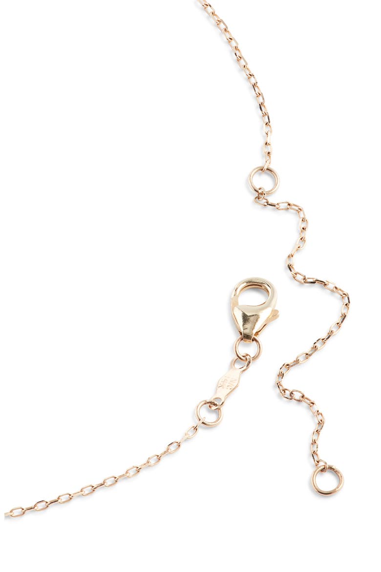 Freshwater Pearl Station Necklace, Alternate, color, WHITE- 14K YELLOW GOLD