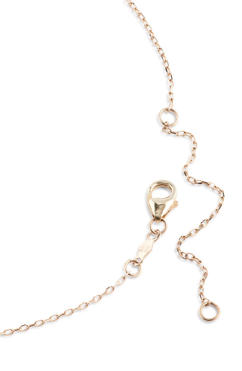 Nordstrom Freshwater Pearl Station Necklace, Alternate, color, White- 14K Yellow Gold