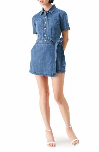 Denim Romper