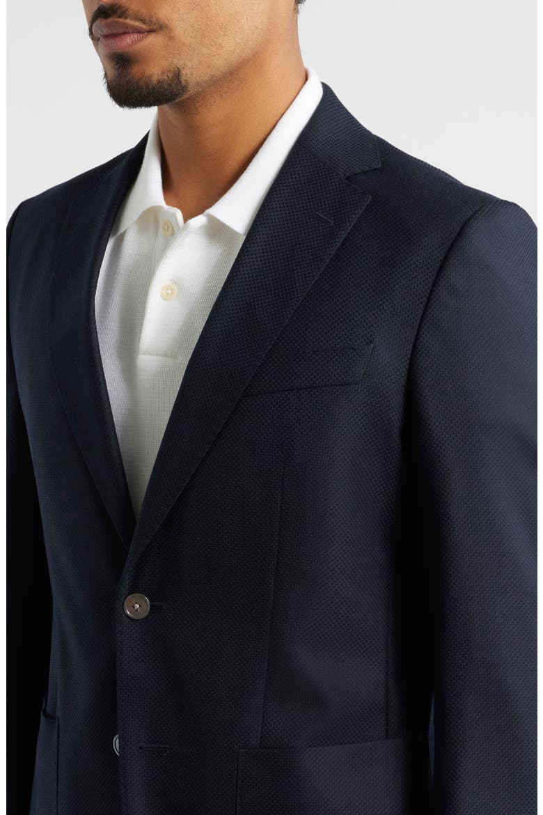 Huston Slim Fit Virgin Wool Sport Coat, Alternate, color, DARK BLUE