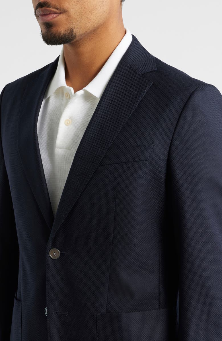BOSS Huston Slim Fit Virgin Wool Sport Coat, Alternate, color, Dark Blue