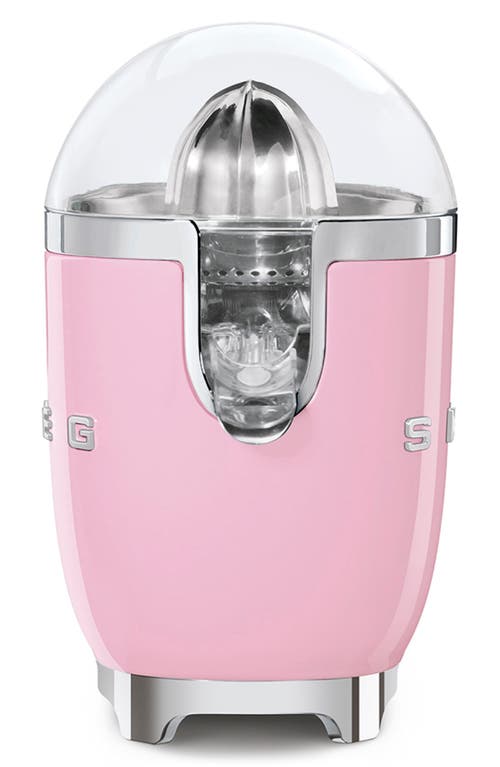 Smeg 50s Retro Style Aesthetic Citrus Juicer In Pink
