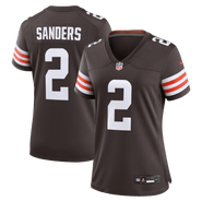Nike Women's Nike Shedeur Sanders  Brown Cleveland Browns Team Game Jersey
