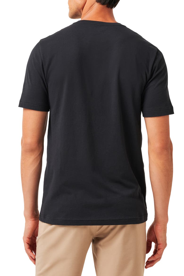 Cave Embroidered Pocket T-Shirt, Alternate, color, BLACK