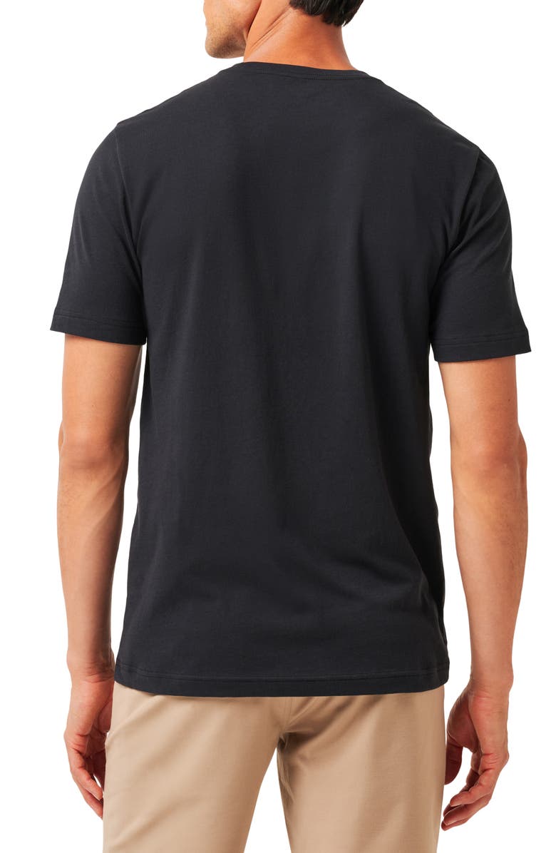 TravisMathew Cave Embroidered Pocket T-Shirt, Alternate, color, Black