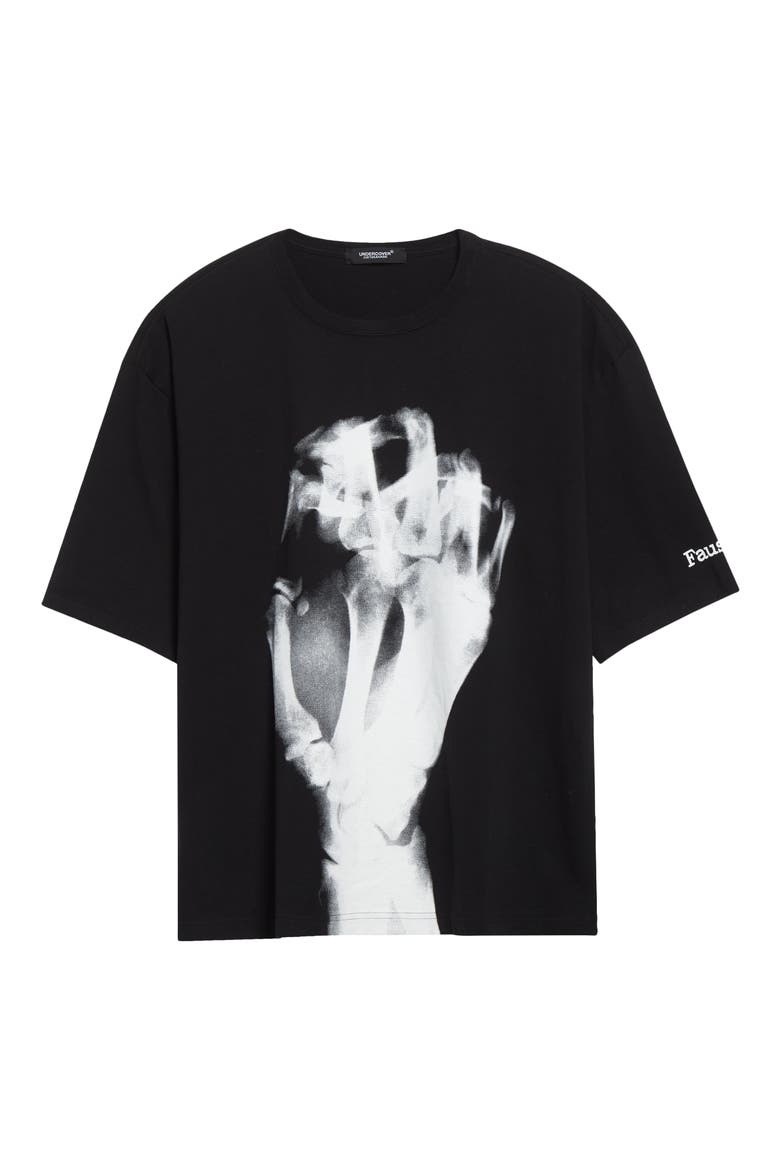 Oversize Faust Graphic T-Shirt, Alternate, color, BLACK