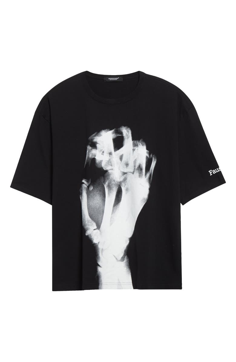 Undercover Oversize Faust Graphic T-Shirt, Alternate, color, Black