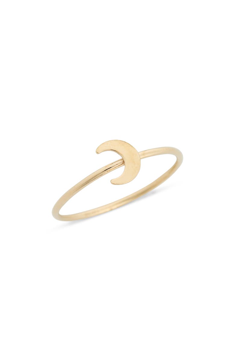 Set & Stones Crescent Moon Ring, Main, color, 