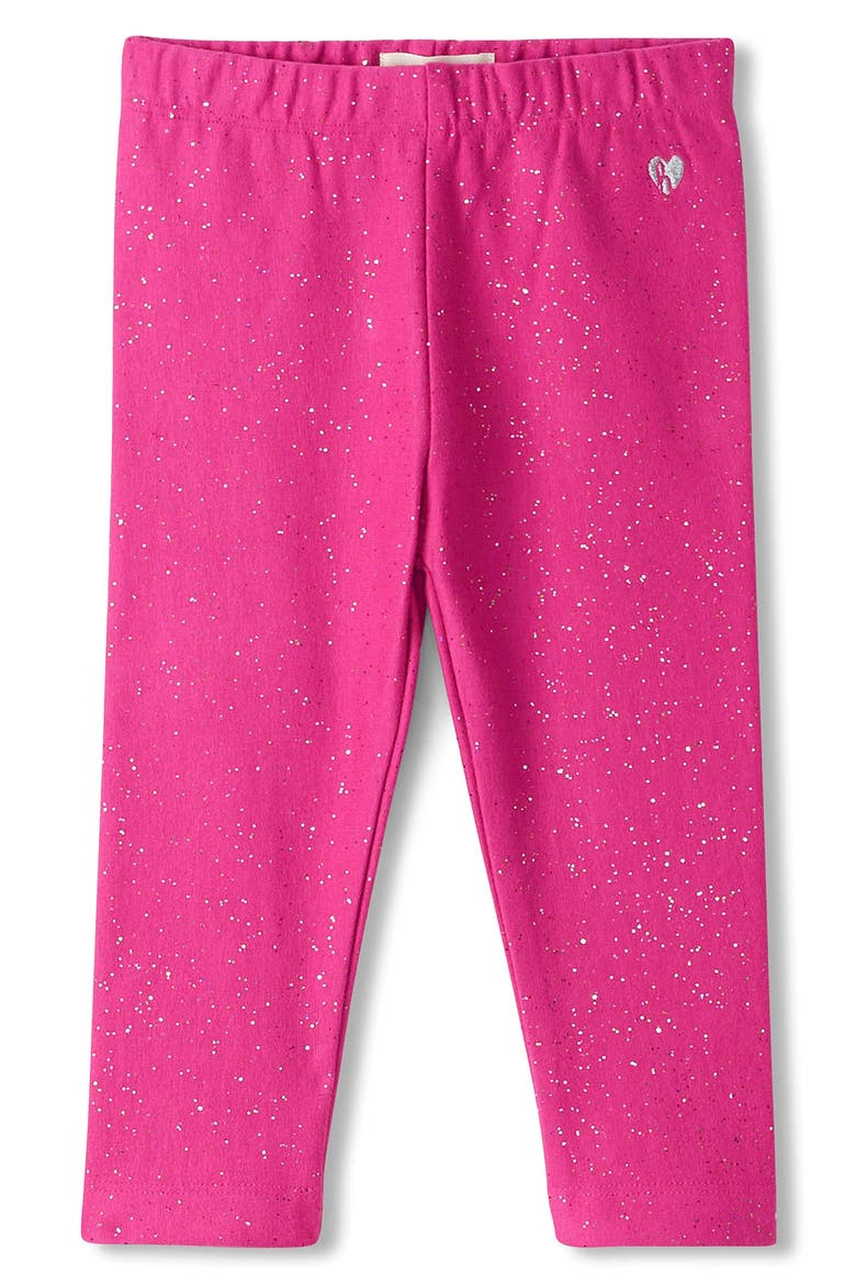 Kids' Glitter Splatter Leggings, Main, color, PINK