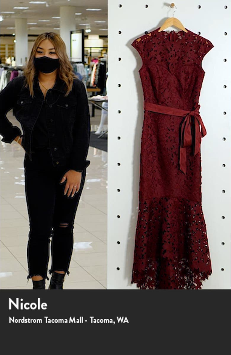 Willas Cutout Lace High/Low Dress, sales video thumbnail