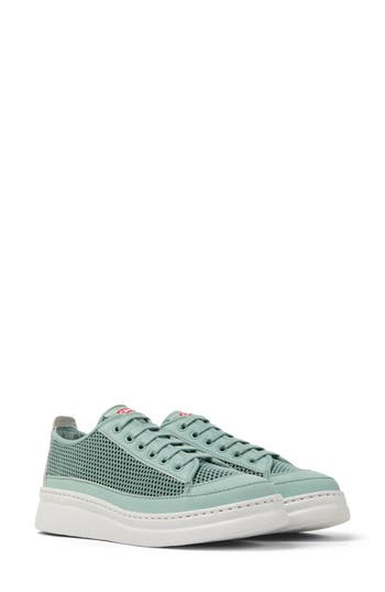 Camper Runner Up Perforated Platform Sneaker In Green