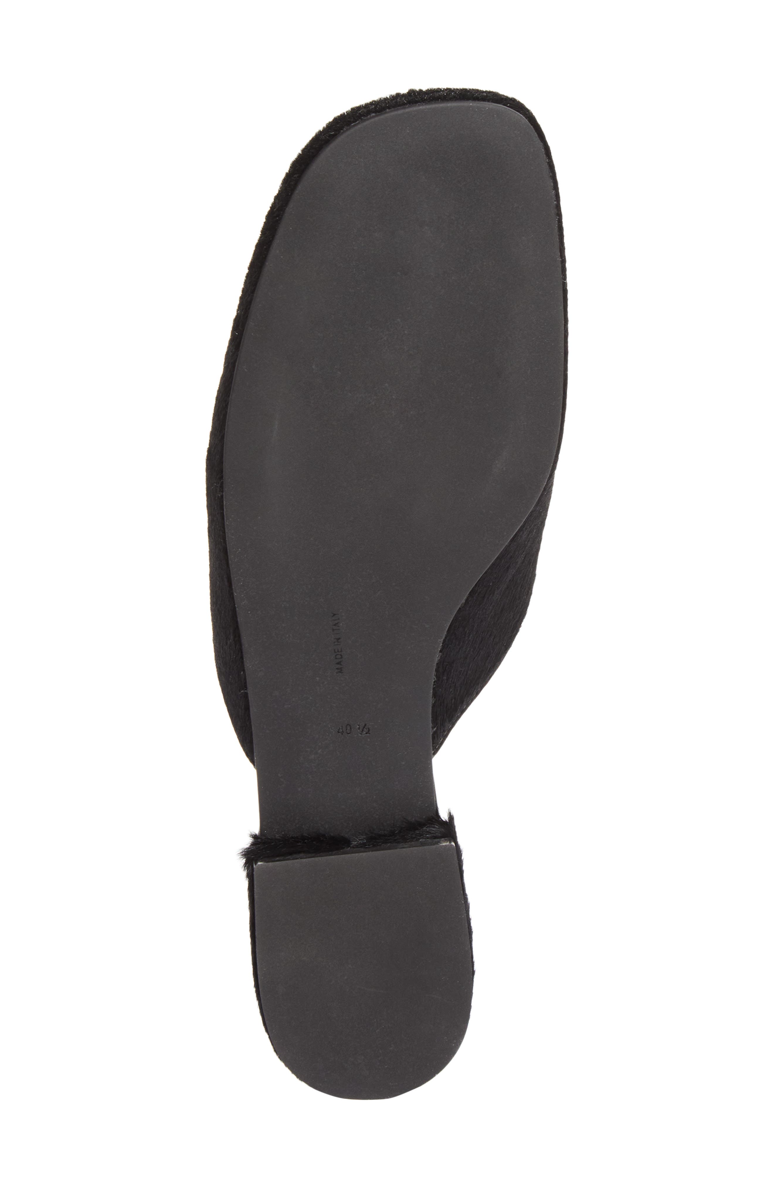 The Row Penelope Genuine Calf Hair Mule, Alternate, color, Black