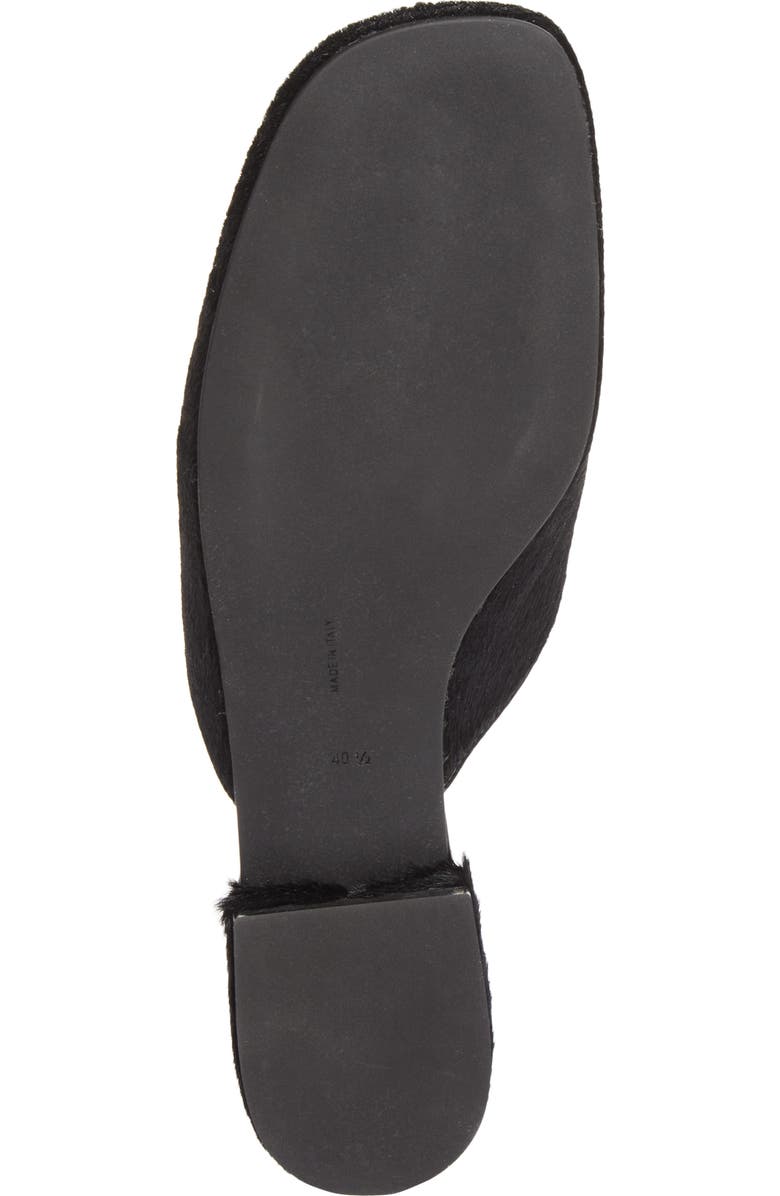 The Row Penelope Genuine Calf Hair Mule, Alternate, color, Black