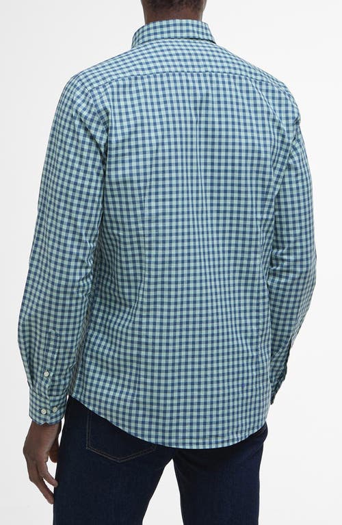 Barbour Merryton Tailored Fit Check Button-down Shirt In Pale Apple